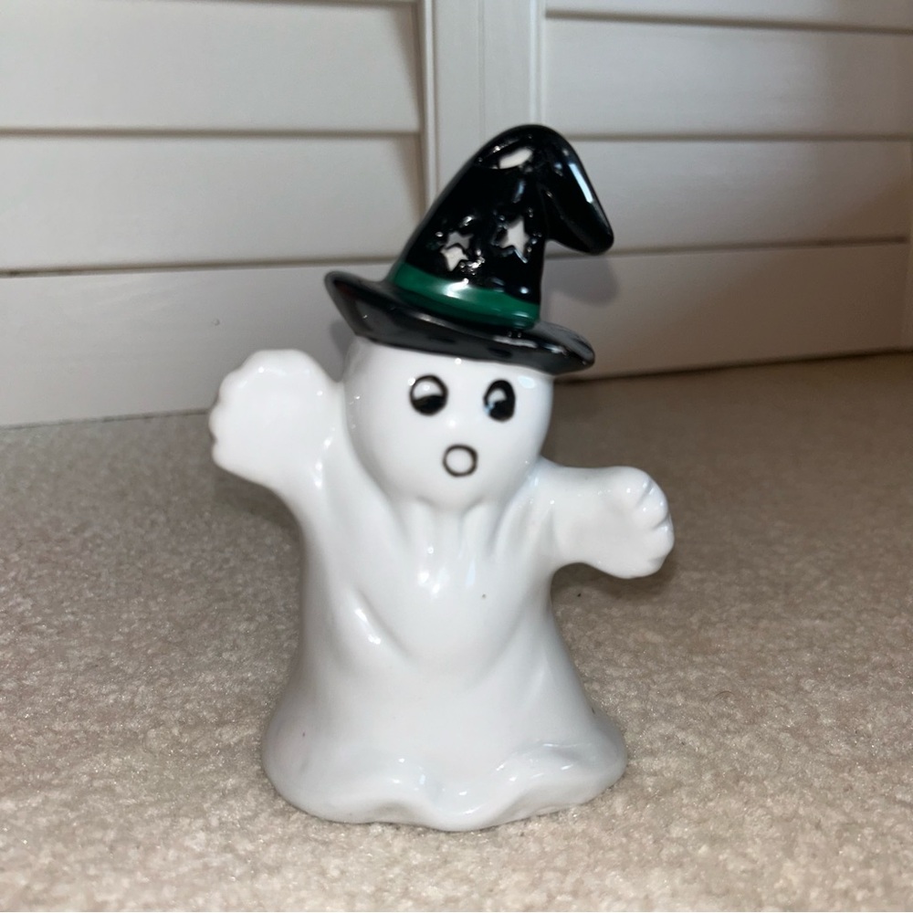 Vintage ghost witch tea light
